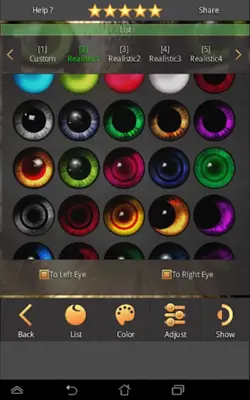 FoxEyes - Change Eye Color android App screenshot 14