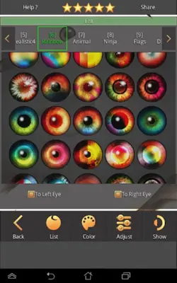 FoxEyes - Change Eye Color android App screenshot 16