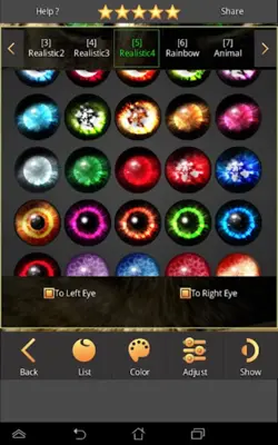 FoxEyes - Change Eye Color android App screenshot 6